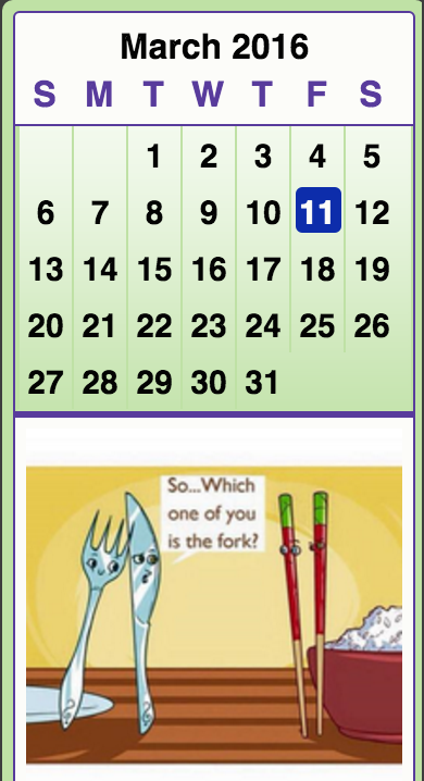 Screenshot showing our Eventbrite-linked calendar of Spring-to-Equalities webinars