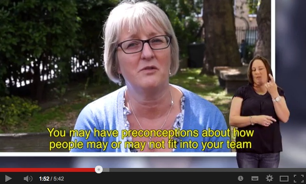 Image from the Twisting Ducks top tips video - showing Tina Hampton from Derby City EDIF project 